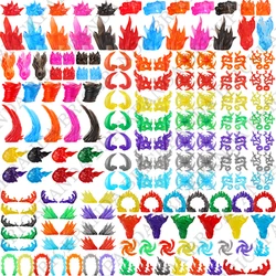Special Effects Parts Building Blocks Whirlwind Flame Gate Fireball Bricks Fire Accessories Figures Human Hero Bricks Toy Gifts