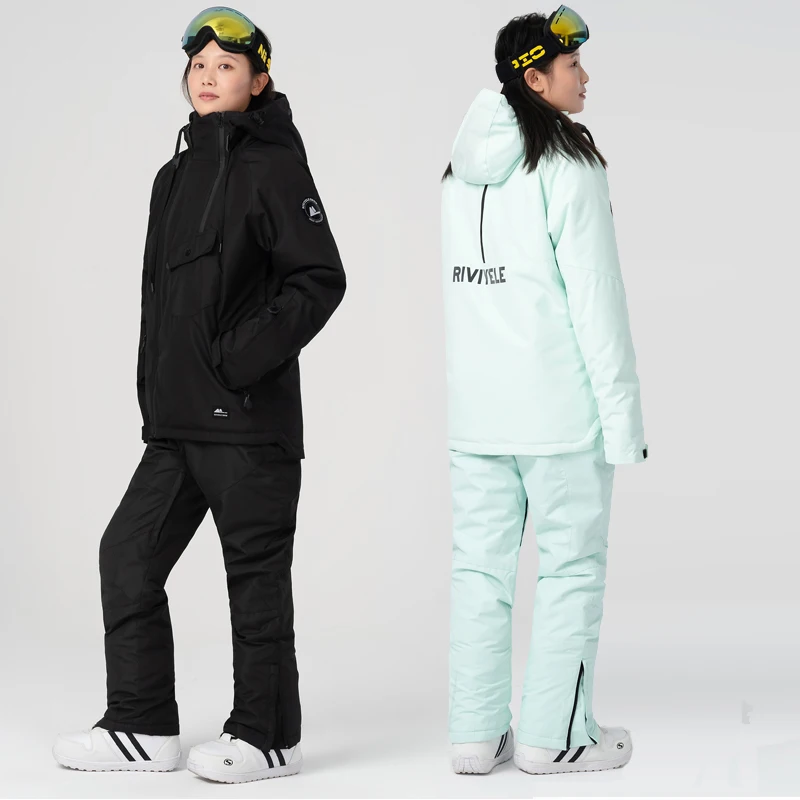 

New Style Ski Hooded Clothes Men and Women Windproof Waterproof Warm Lovers Coat Skiing Snowboarding Jackets Skier Wear