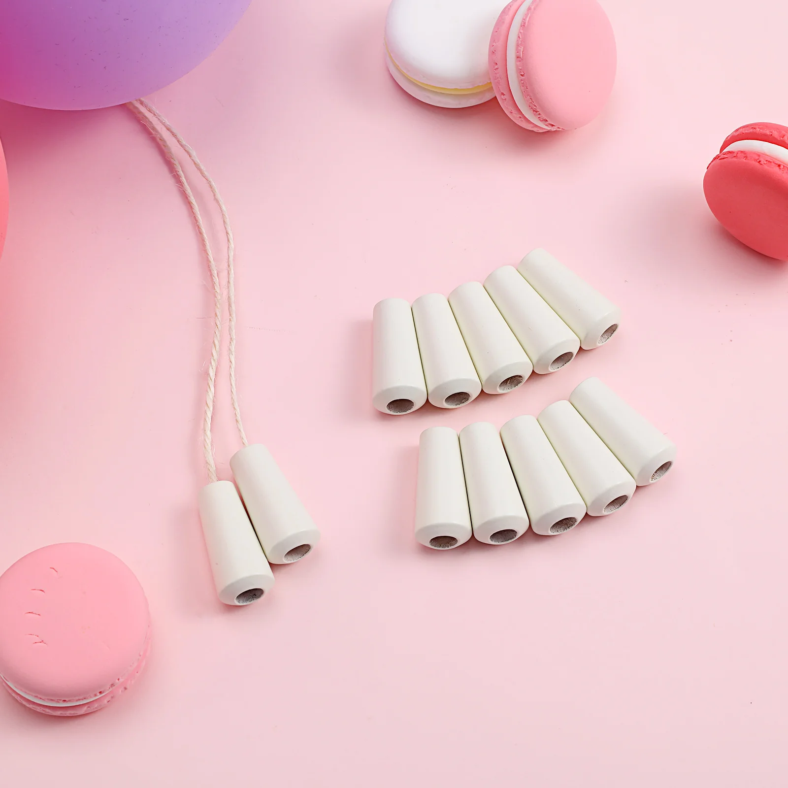 

15pcs Wooden Curtain Pulls Vase Shape Blind Toggles Bamboo Shutter Pendants Wood Cord Knobs For Window Blinds Decorative Hanging