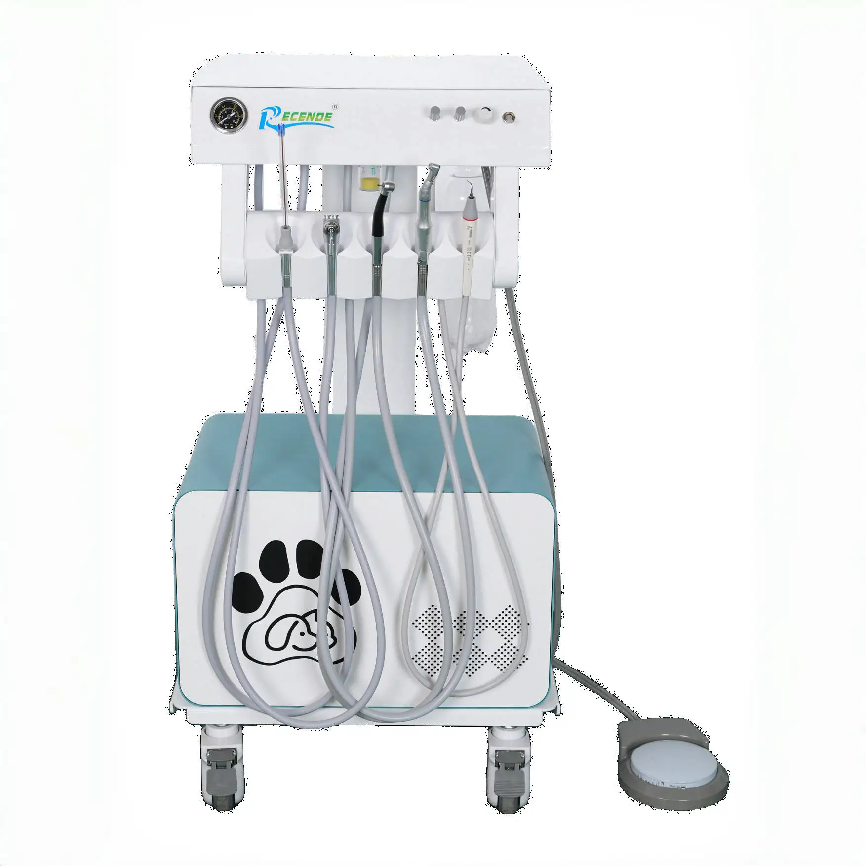 

Veterinarian Dental Mobile Carts Mobile Dental Unit With Lamp