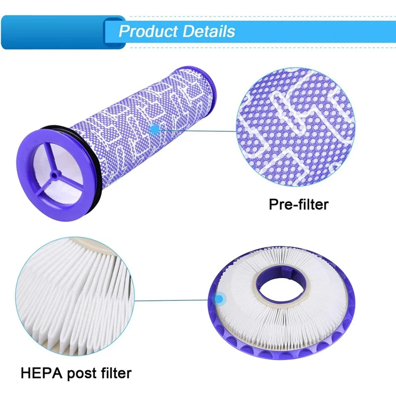 Para dyson dc41, dc65 & up13 up20 série animal aspirador de pó filtros + mangueira peças de reposição acessórios 920769-01 & 920640-01-a