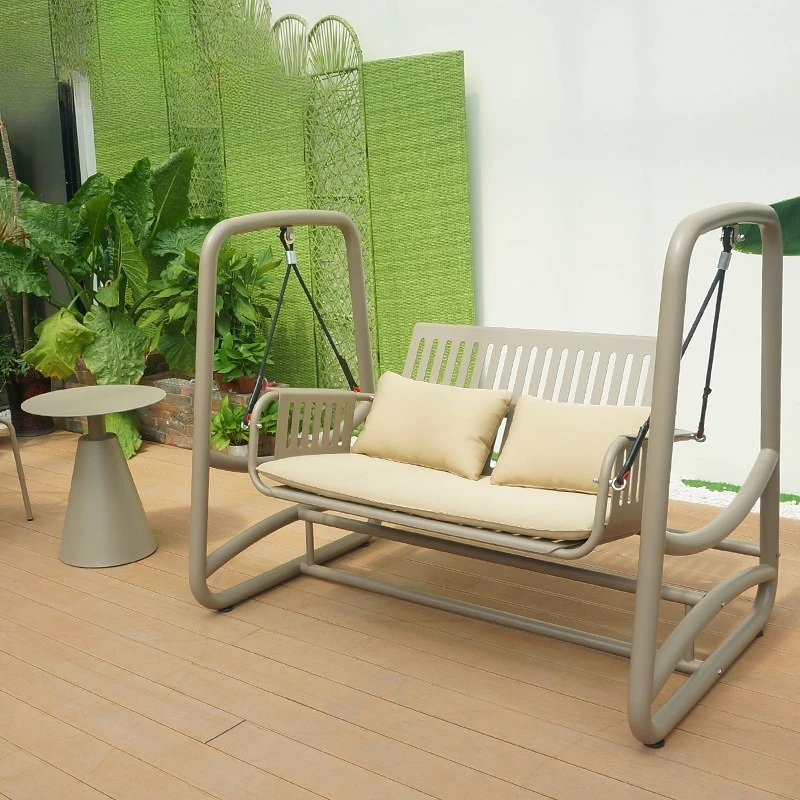 

Leisure Outdoor Balcony Swing Indoor and Outdoor Villa Garden Rocking Chair Homestay Rocking Chair Balcony Terrace Double Cradle