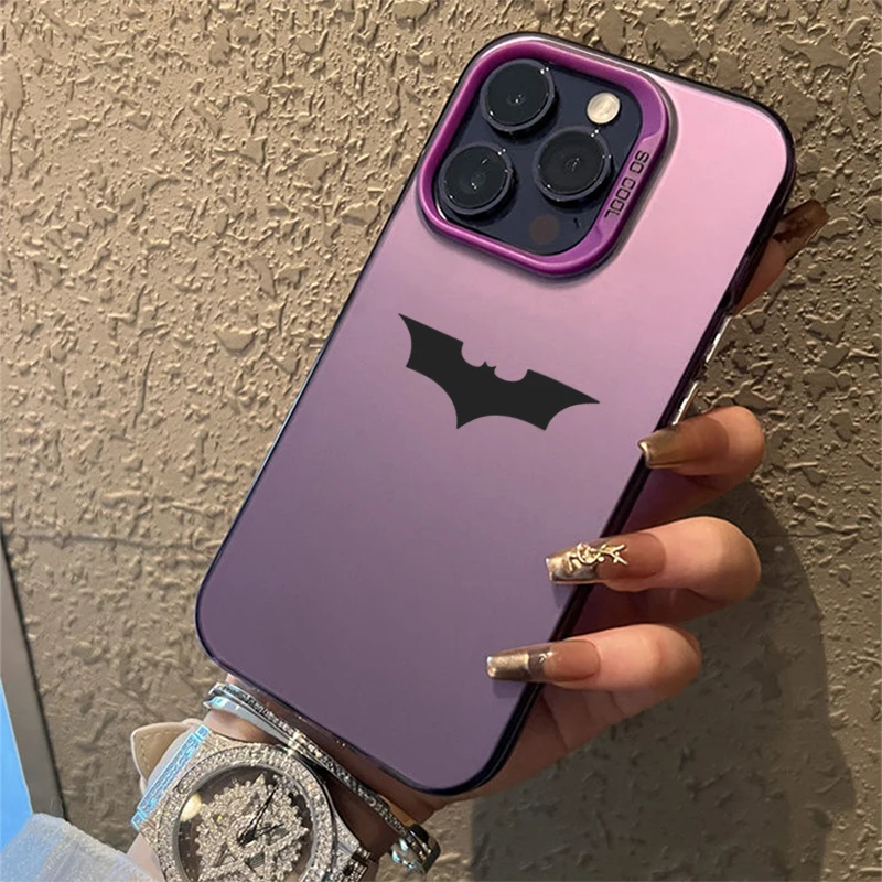 Модный чехол для телефона с логотипом Batmans Spider для IPhone 16, 15, 14, 13, 12, 11, Mini Pro Max X XR XSMAX 8 7 Plus, матовый чехол с защитой от падения