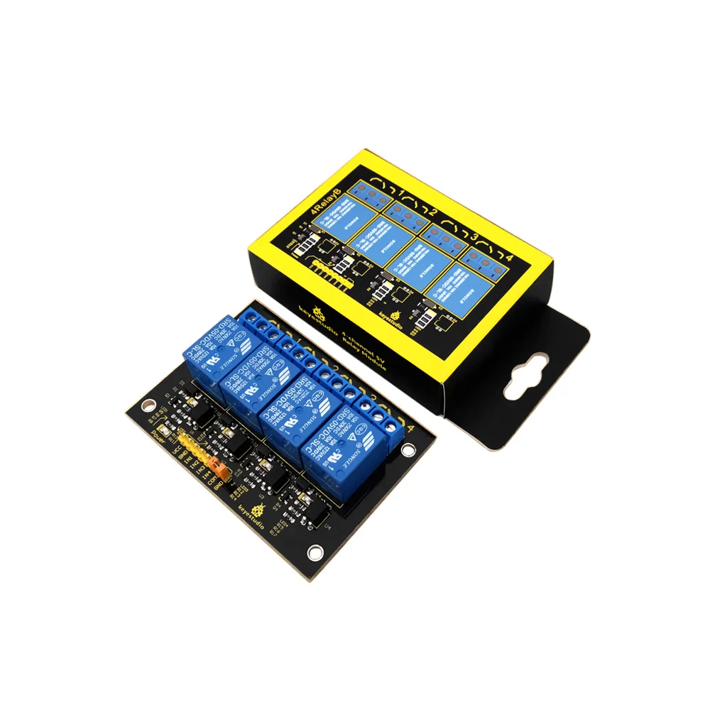 Picture 4: Keyestudio 1 2 4 8 16 Channel Relay Module With 5V 12V Optocoupler Relay Output 1 2 4 8 16 Way Relay Module For Arduino