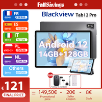 Blackview Tab 12 Pro Android 12 Tablet 10.1’‘, Tablet (8+6)GB+128GB(1TB TF), Octa-Core, Dual SIM 4G LTE+WiFi Tablet, Widevine L1