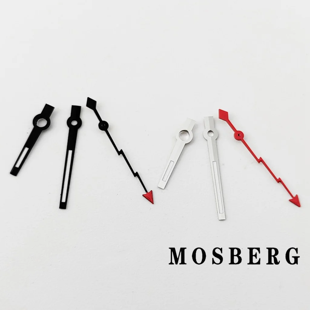 Lancette dell'orologio NH35 verde luminoso argento/nero adatte per orologi NH35 NH36 parti di movimento automatico