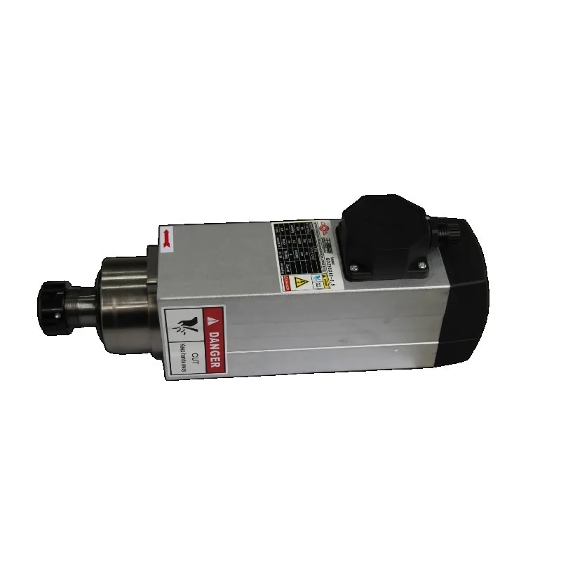 3.5kW ER25 Square Spindle Motor 18000RPM Air-Cooled for Drilling Applications 220V/380V