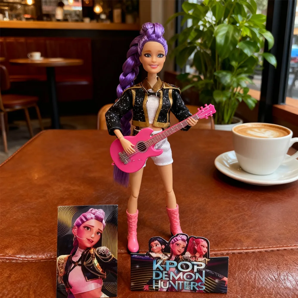 GORĄCA Wyprzedaż Anime Demon Hunters Witch Hunter Group Wysokiej jakości figurka z kleju, dziewczęca, dekoracyjna, idealna na prezent świąteczny lub urodzinowy