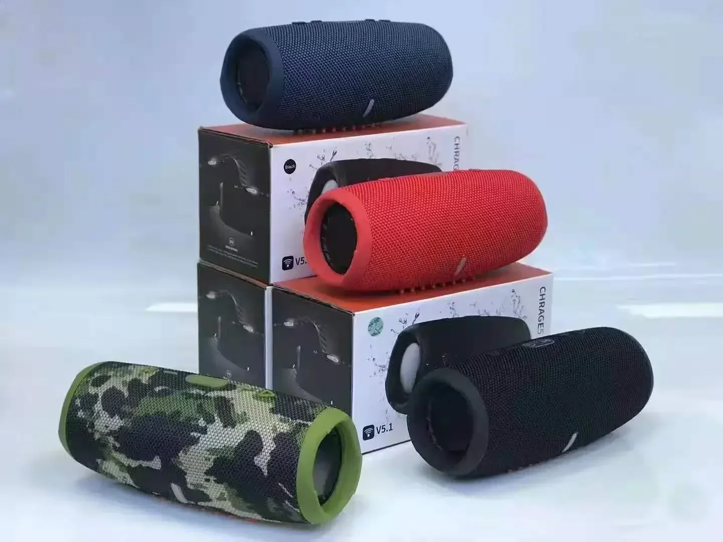 

CHARGE5 Music Shockwave 5th Generation Wireless Bluetooth Speaker Outdoor Subwoofer Portable Audio