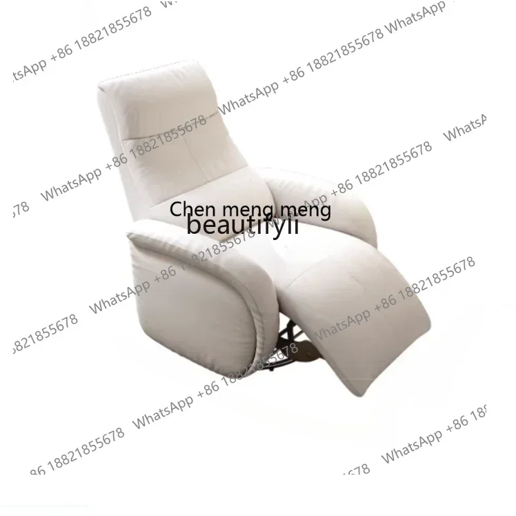 A182  Electric Multifunctional Sofa Leather Recliner Italian Living Room Leisure Lazy Rocking Chair Single