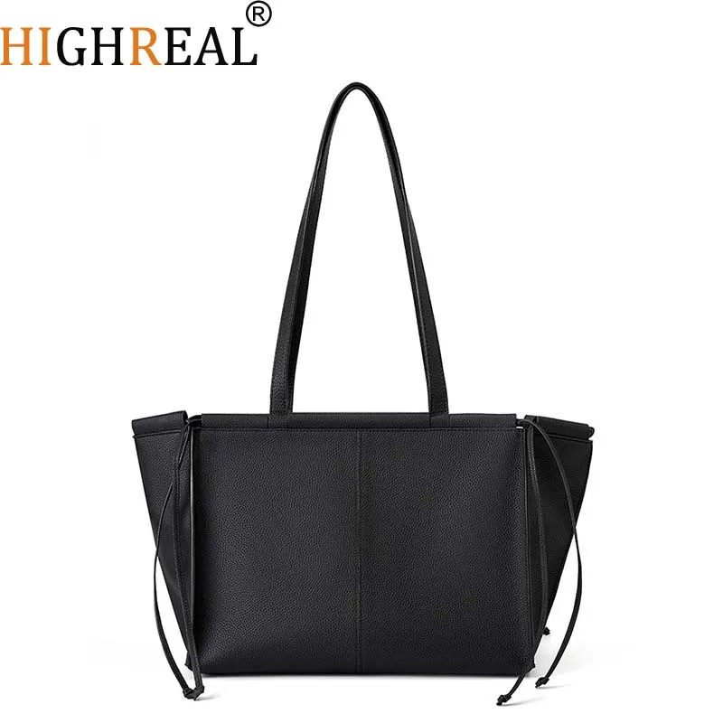 

New Large Women's Genuine Leather Bags Luxury Brand Bag High Quality Designer Leather Shoulder Bag