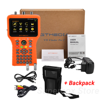 GTMEDIA V8 Finder Pro 2 H.265 Combo Meter DVB-S2X/S2/T2/C Spectrum Analyzer 4.3 inch LCD Screen AHD Camera 9V Fast Charging