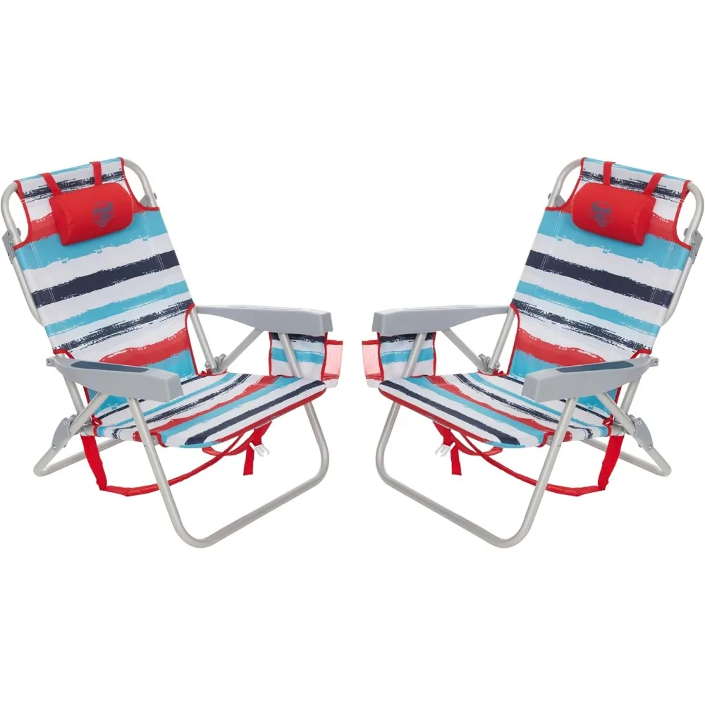 

Folding Beach Chair Lightweight Backpack Chairs for Adults with Lay Flat Outdoor Heavy Duty Beach Chair