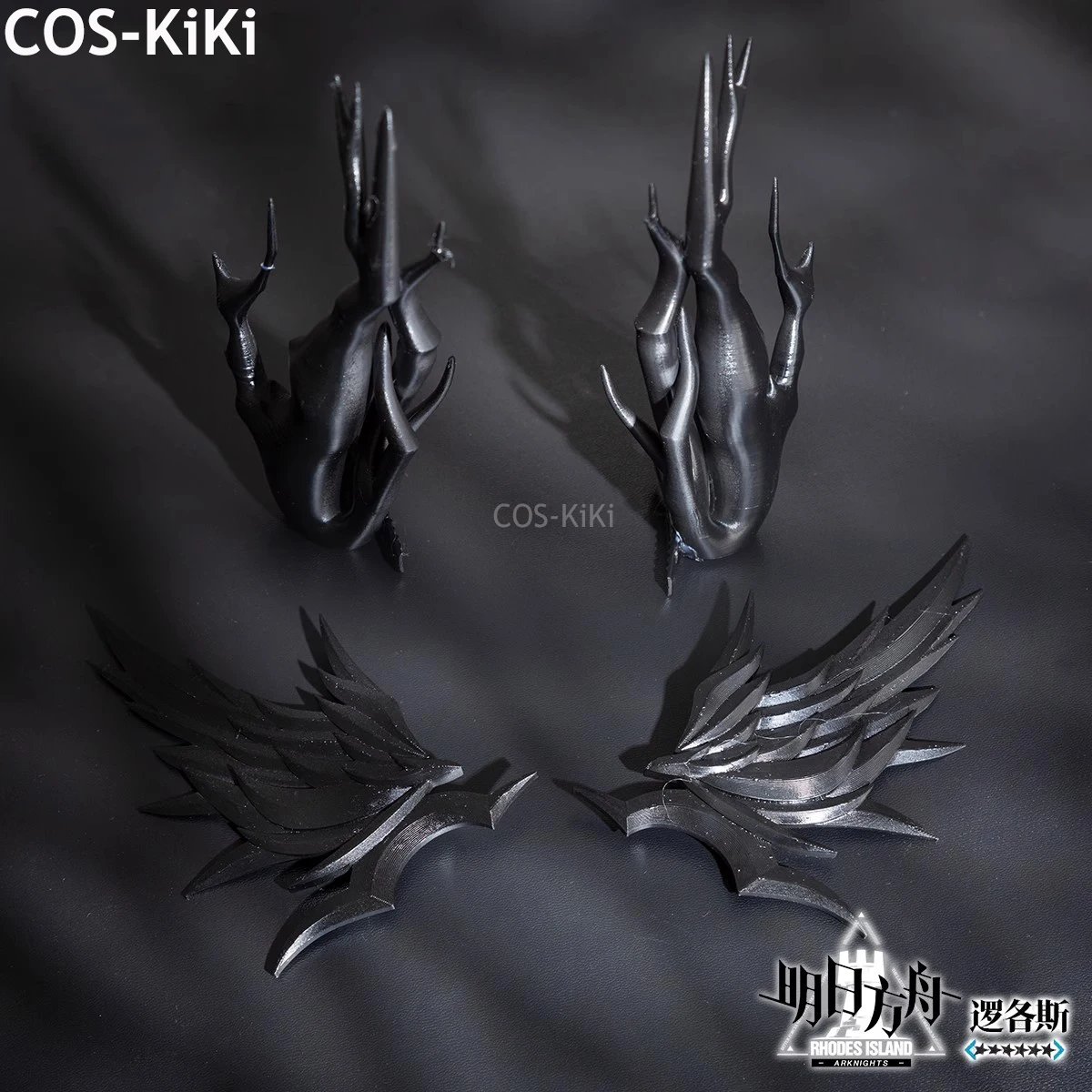 COS-KiKi Arknights Logos New Operator Game Suit Cool Handsome Uniform Cosplay Costume Halloween Party Role Play Outfit Men S-3XL