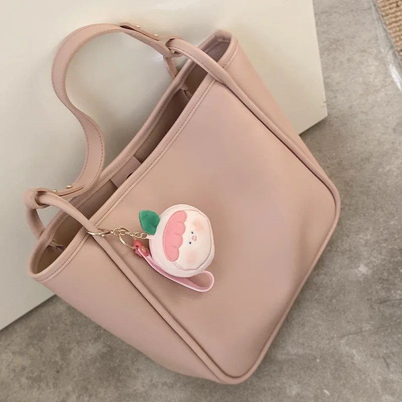 

Large Capacity Pink Bag, Women's Fashionable Commuting Bag, Simple Shoulder Bag, Tote Bag