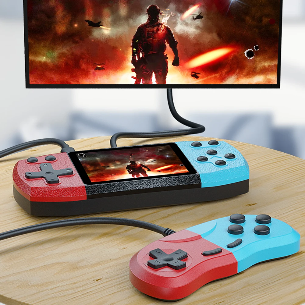 Портативный игровой плеер для мальчиков и девочек с USB-аккумулятором и предварительной загрузкой 620+ HD Classic Games, большой экран 2,4 дюйма