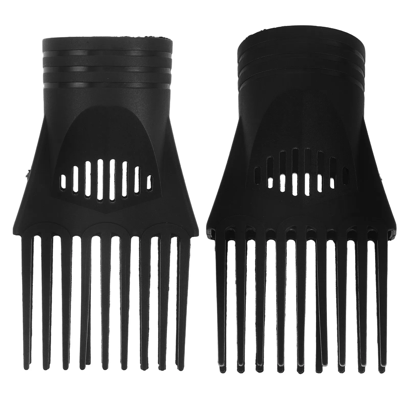 2Pcs Hair Dryer Comb Nozzle Attachment Multi-Function Blow Dryer Replacement Nozzle for Efficient Drying Even Heat Distribution
