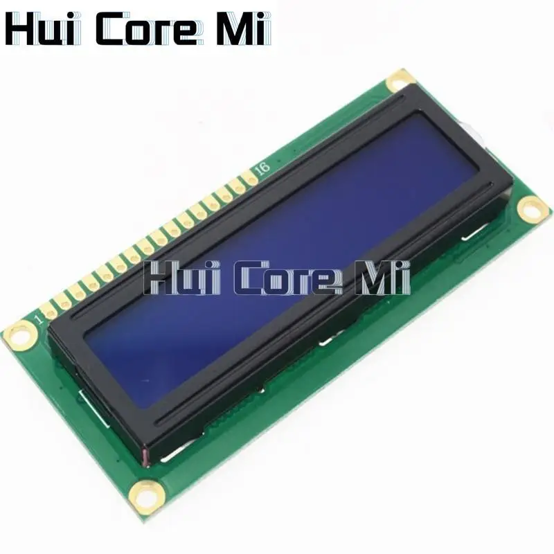 1 peça módulo lcd1602 1602 tela verde 16x2 caracteres módulo de exibição lcd.1602 5v tela verde e código branco para arduino