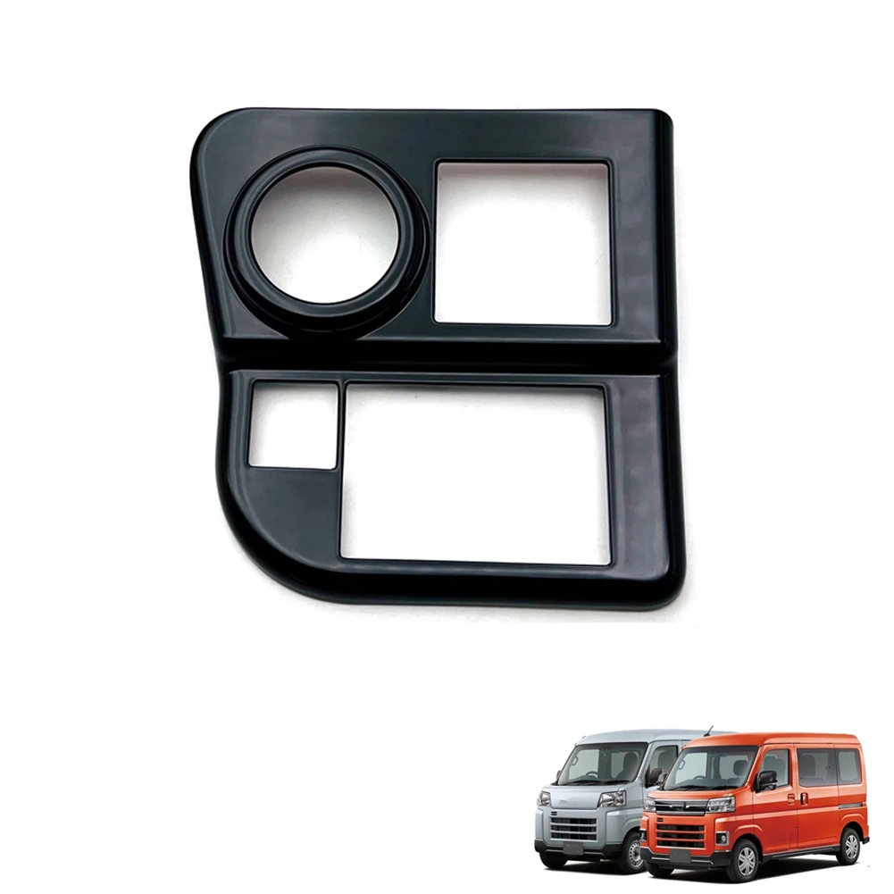 Car Glossy Black Engine Start One-Key Start Switch Button Frame Cover Trim for Daihatsu ATRAI / HIJET CARGO 2022+