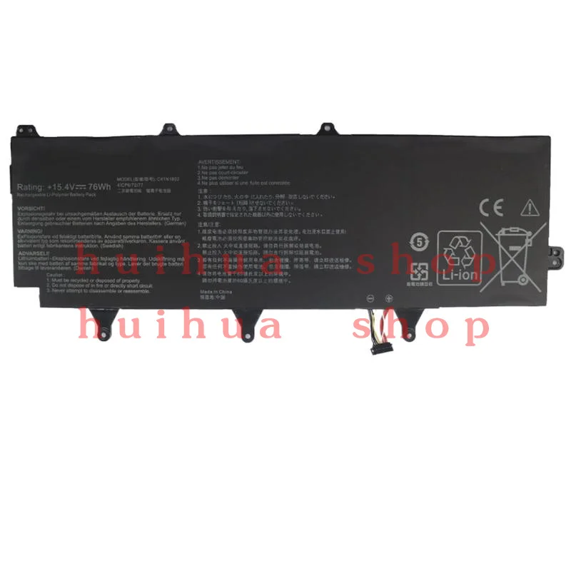 

C41N1802 Аккумулятор для Asus Rog Zephyrus S GX701 GX701GV GX701G GX735GV GX701GW США