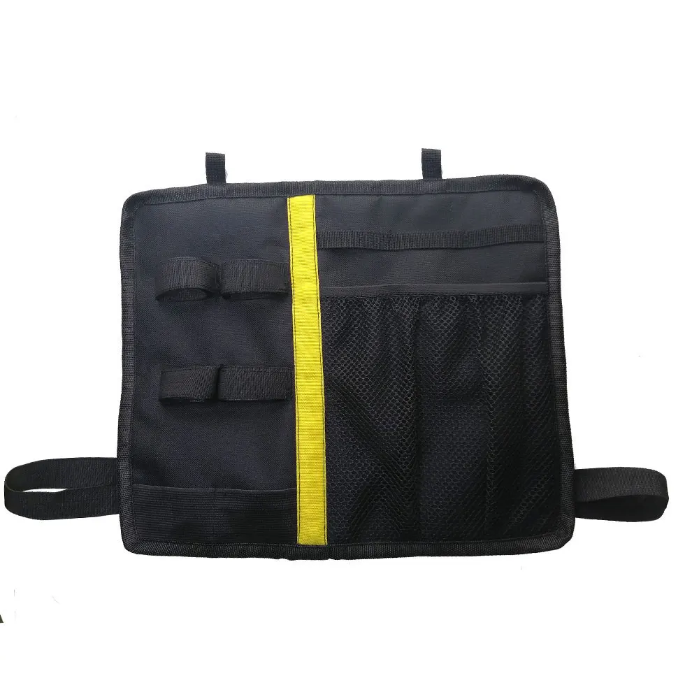 Convinient Kayak Chair Tools Storage Bag with Fishing Rod Holders Kayak Canoe Dinghy Accessories Storage Bag for Seat