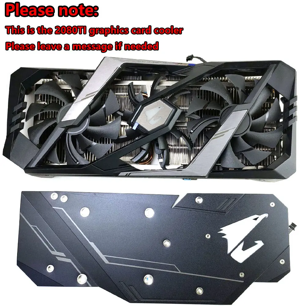 Original AORUS RTX 2080TI Video card cooler, For GIGABYTE AORUS GeForce RTX 2080 Ti、RTX 2080S UPER、RTX 2080 Graphics card cooler