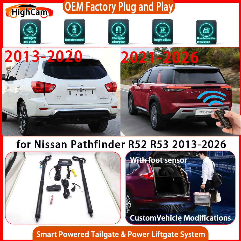 HighCam for Mitsubishi Pajero Montero Shogun V80 V90 NS NT NW NX Smart Powered Tailgate Power Liftgate Tailgate Power Lift Gate