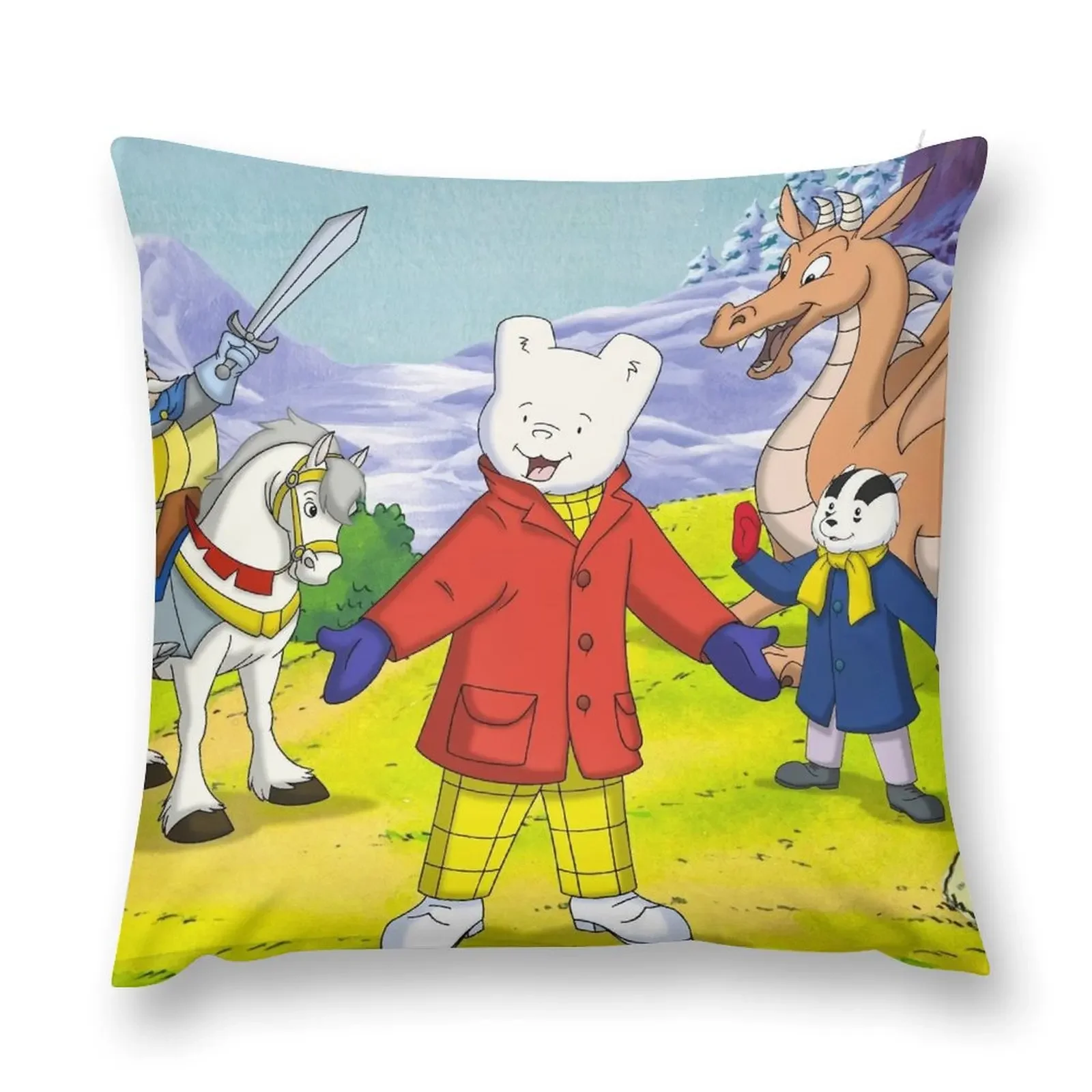 Rupert bear adventures Throw Pillow Sofas Covers pillow cover luxury pillow