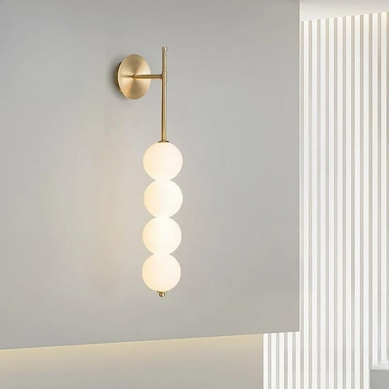 

Internet celebrity bedside wall lamp bedroom ambient light designer creative gourd wall lamp living room sofa background wall