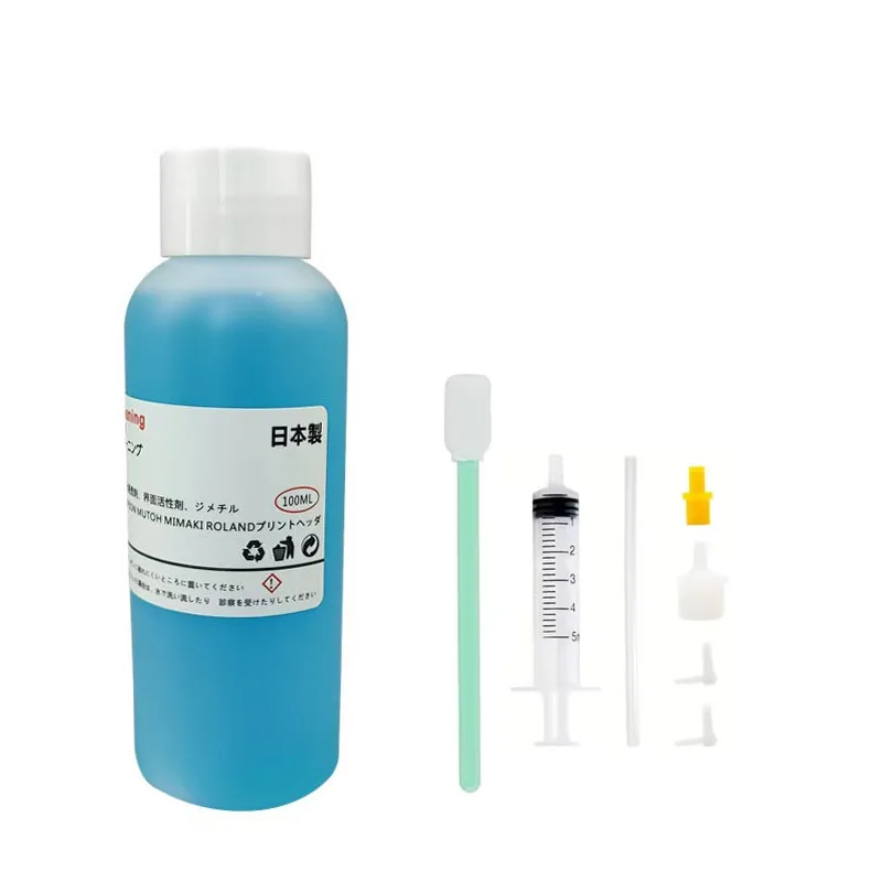 1SET Powerful 100ML DTF Cleaning Liquid For Epson DX6 DX7 DX8 DX9 XP600 TX800 I3200 PrintHead L1800 L800 L805 R1390 1390 Printer