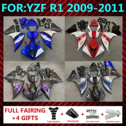 Motorcycle Fairing Kit ABS Plastic Body Injection Fairings Bodywork Bodykits For Yamaha R1 YZF1000 YZF-R1 2009 2010 2011 zxmt