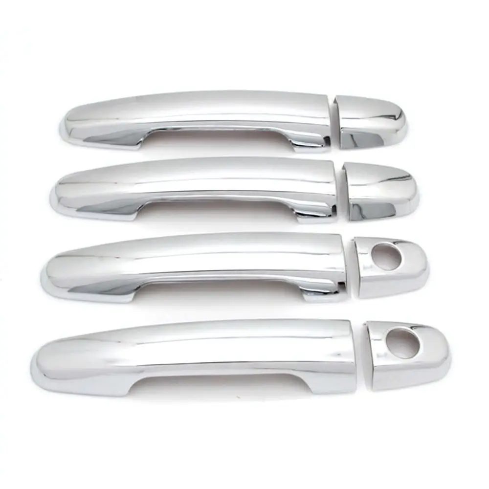 For Toyota Corolla 2004 2013 Car Door Handle Cover Trim Exterior Accessories ABS Plastic Carbon Fiber Style Styling Decor