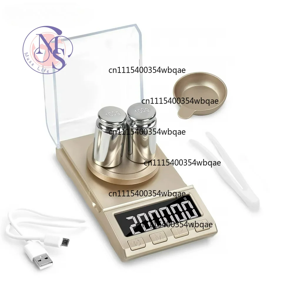 ZOCI- Digital Milligram Scale 50g/100g/200g X 0.001g High Precision Portable Jewelry Scale With Protective Cover