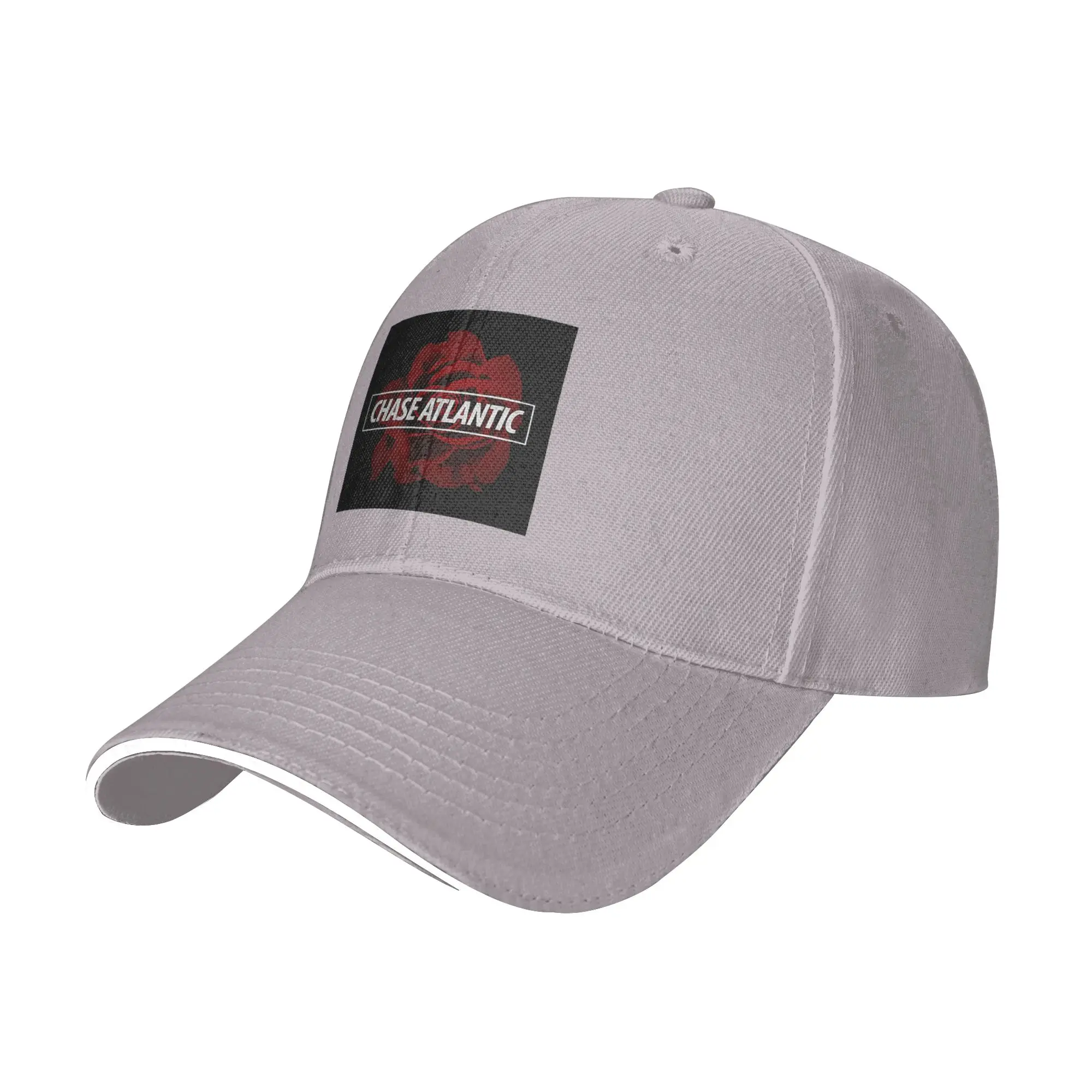 Chase Atlantic Rose Logo Cap Casual Baseball Caps Adjustable Hat Hip Hop Summer Unisex Baseball Hats Customizable Polychromatic