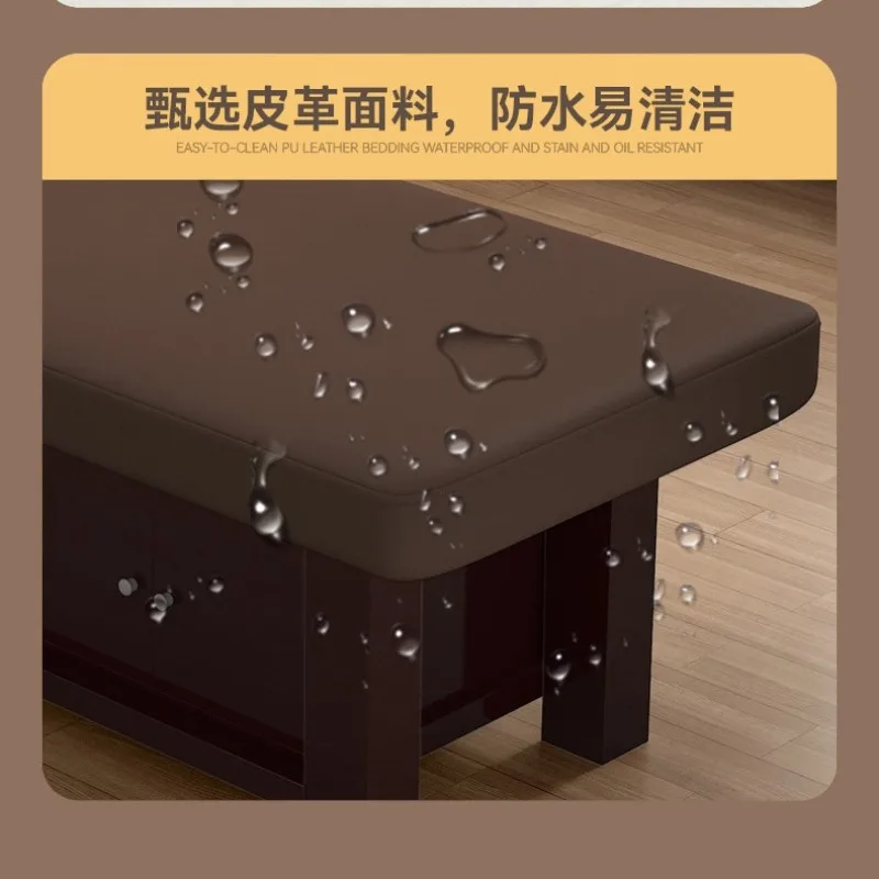 No installation of solid wood massage bed, traditional Chinese medicine osteopathic diagnosis and treatment bed, beauty bed with