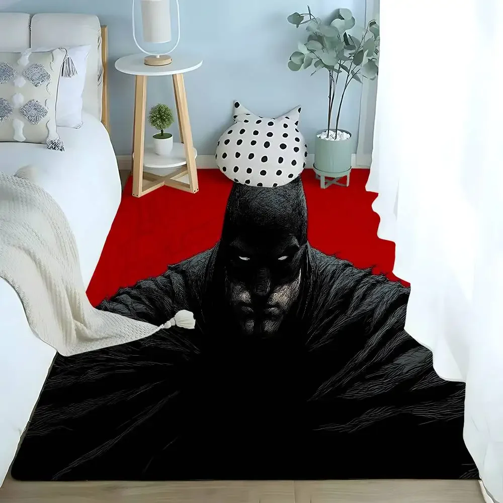TV B-Batmans Floor Mats Home Laundry Rug Carpet For Living Room Decor Lounge Area Anti-slip Foot Mat Entrance Doormat
