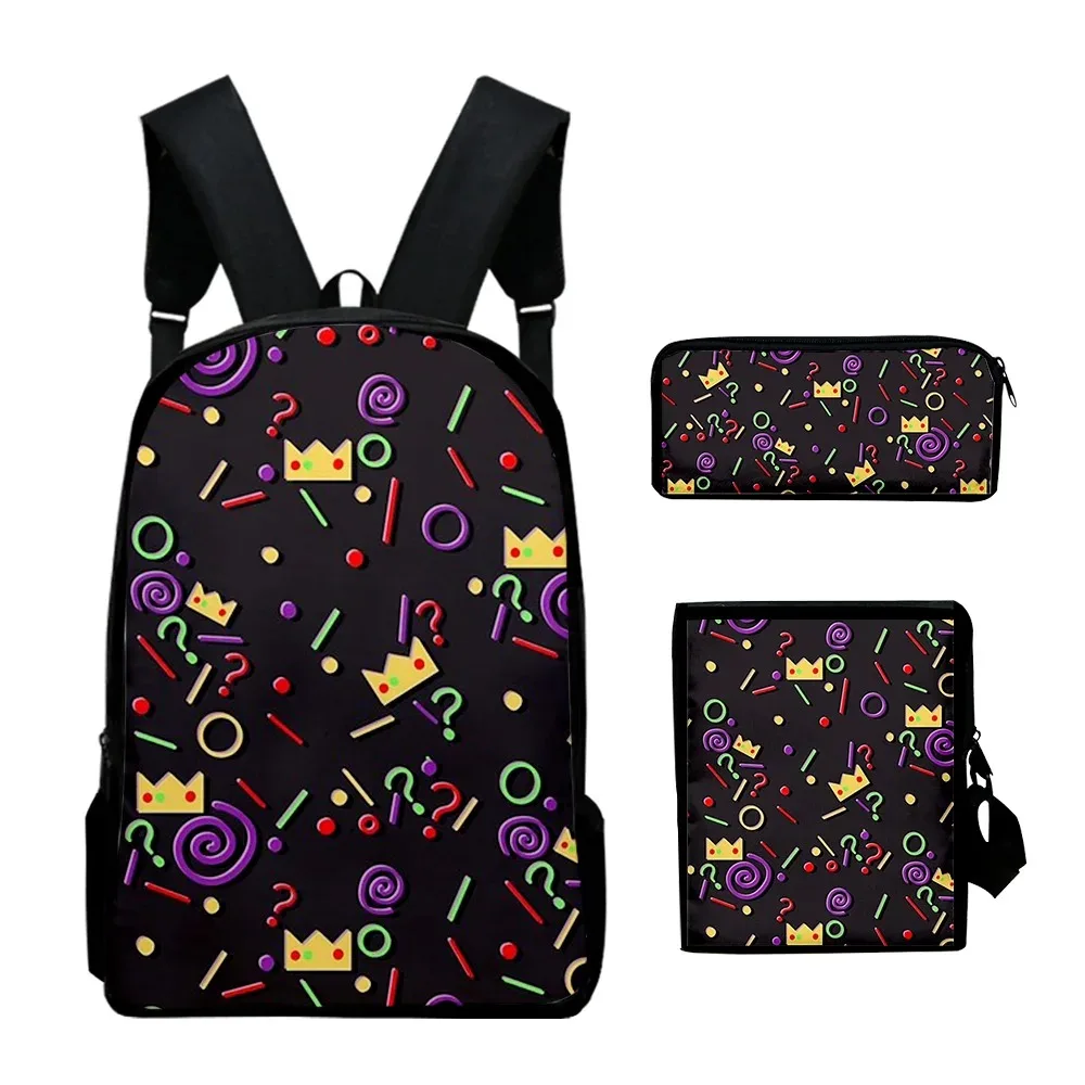 

Harajuku Popular Dreamteam 3D Printing Student School Bags,Laptop Daypack Backpack,Tilt Shoulder Bag,Pencil Case,3Pcs per Set