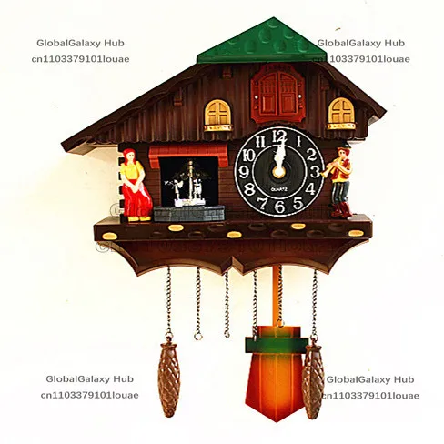 Эксклюзивные новые европейские настенные часы с кукушкой идет из окна, чтобы скажет время и качели настенные часы.