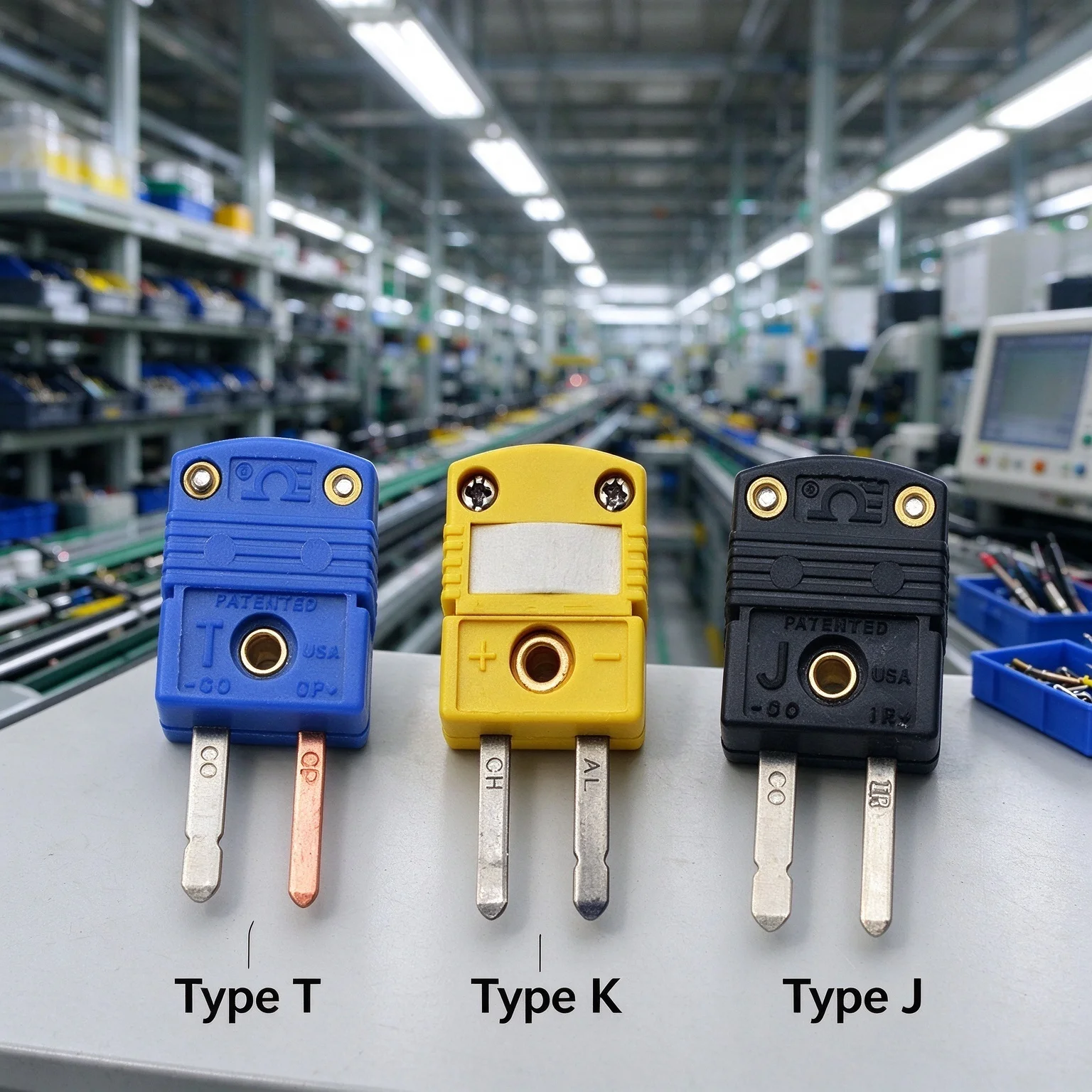 K/T/J Type Thermocouple Miniature Socket Plug Connector Thermocouple Plugs Male K Type Sockets Sensors