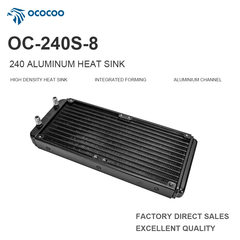 OCOCOO 3D Printing Equipment Water Cooling Radiator High Precision Fitment Quick Response OC-240S - 8