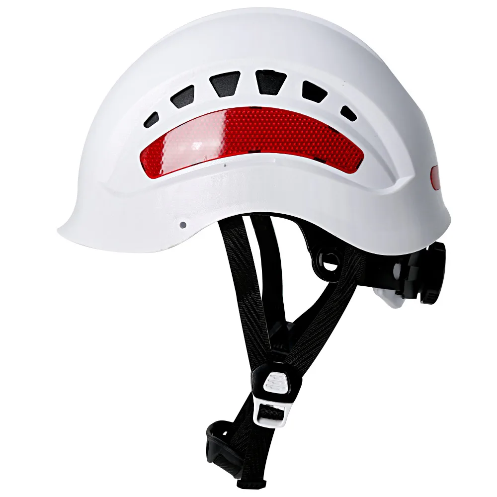 New Safety Helmet with Reflector Construction High-rise Worker Protective Helmet Hard Hat Adjustable Industrial Cap