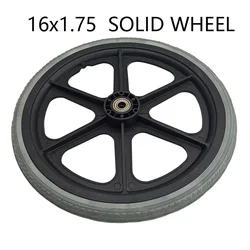 16 Inch Wheelchair Accessories Rear Wheel Tire 16x1.75 Solid Tire Wheelchair Wheel Rear Large Wheel Pneumatic Tire