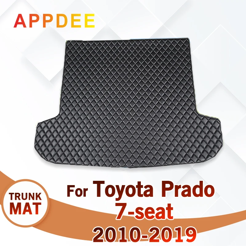 Car Trunk Mat For Toyota Prado 7-Seat 2010-2019 11 12 13 14 15 16 17 18 Custom Car Accessories Auto Interior Decoration