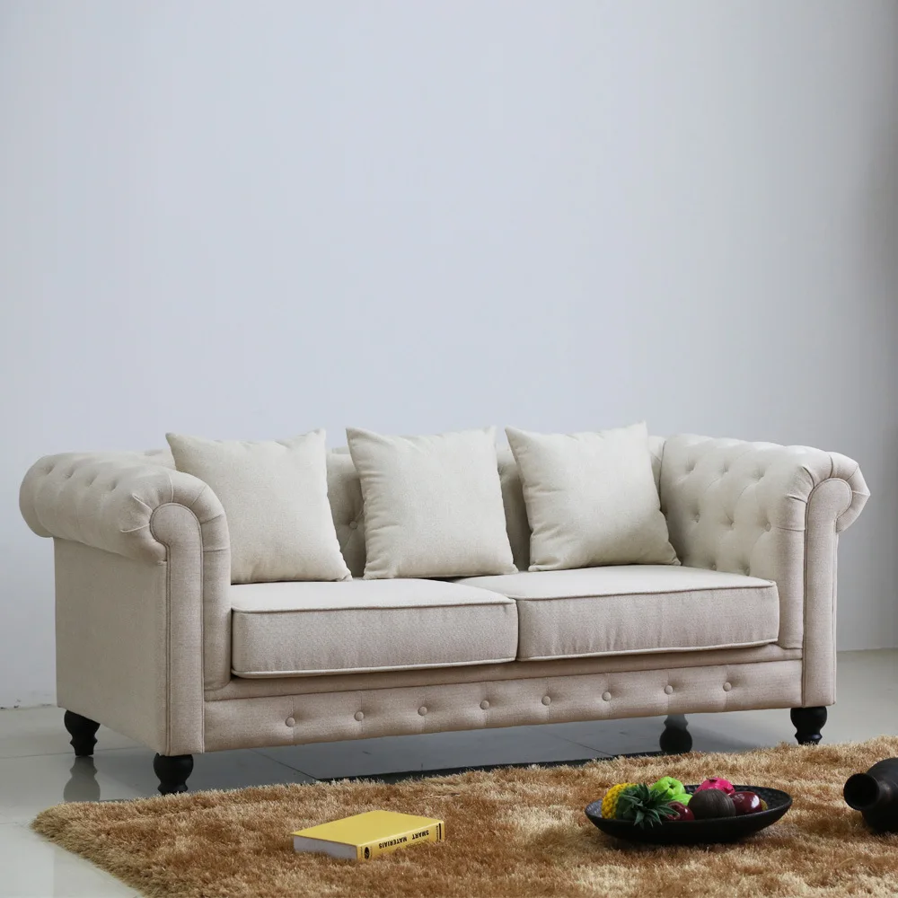 Fabric booth sofa, coffee shop sales office reception sofa, restaurant booth