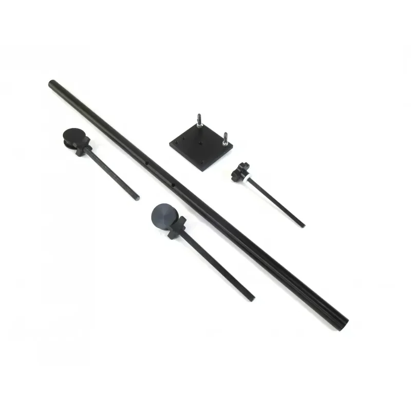 cantilever cross strut with cable rail base and connecting rod