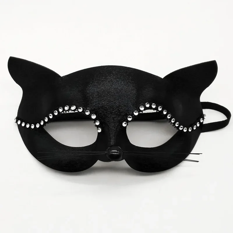 Sexy Spitze Maske Frauen Katze Cosplay liefert Tanz party Leistung Maskerade Fuchs Maske Paar Tier Gesicht Dekor Augen Zubehör
