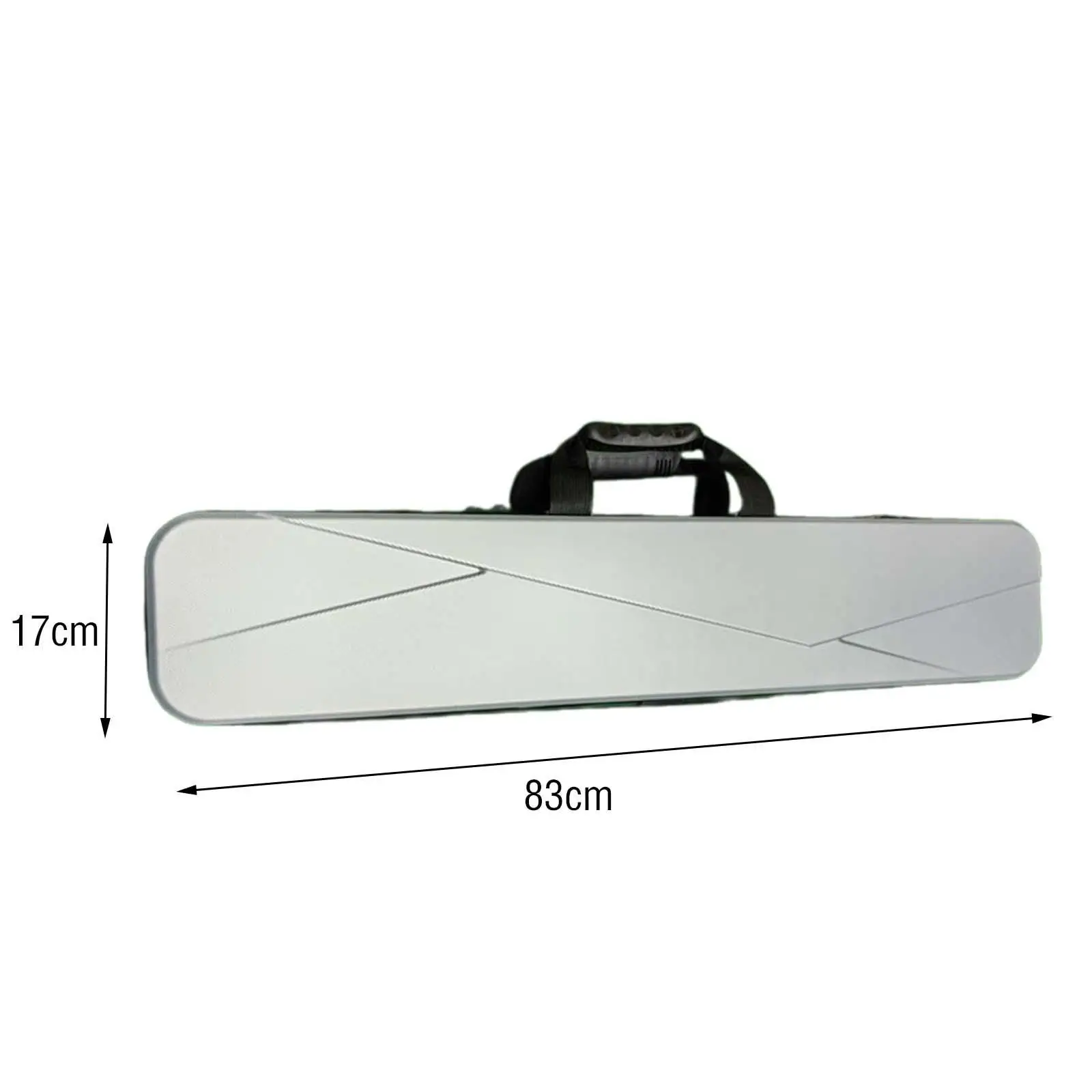 Caso de bilhar com slot para giz, Pool Rod Box, bolsa Cue Bag para mesa de bilhar, 1/2