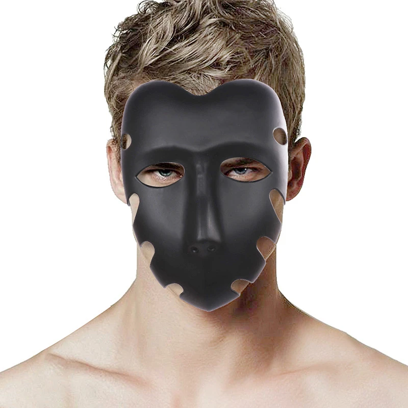 Masque de carnaval pour hommes, série Dark Boss, avec le même masque, accessoires de Cosplay effrayants, Costume de fête de carnaval, masque de danse