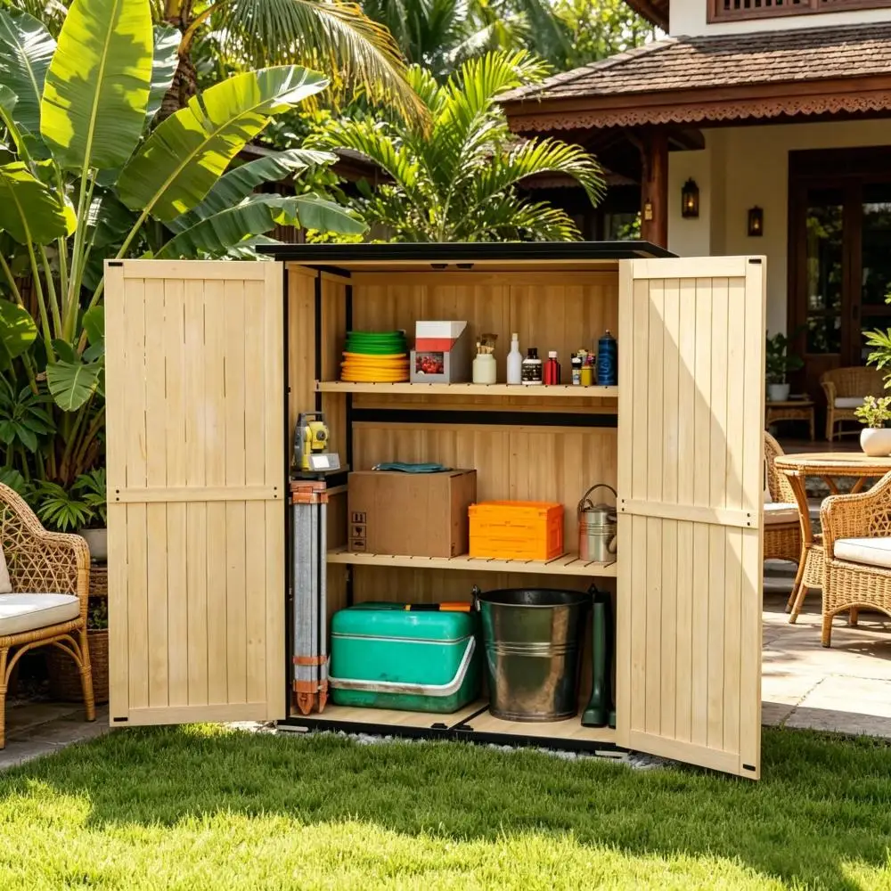 Robust Outdoor Shed,Garden Shed,Wooden Storage Shed