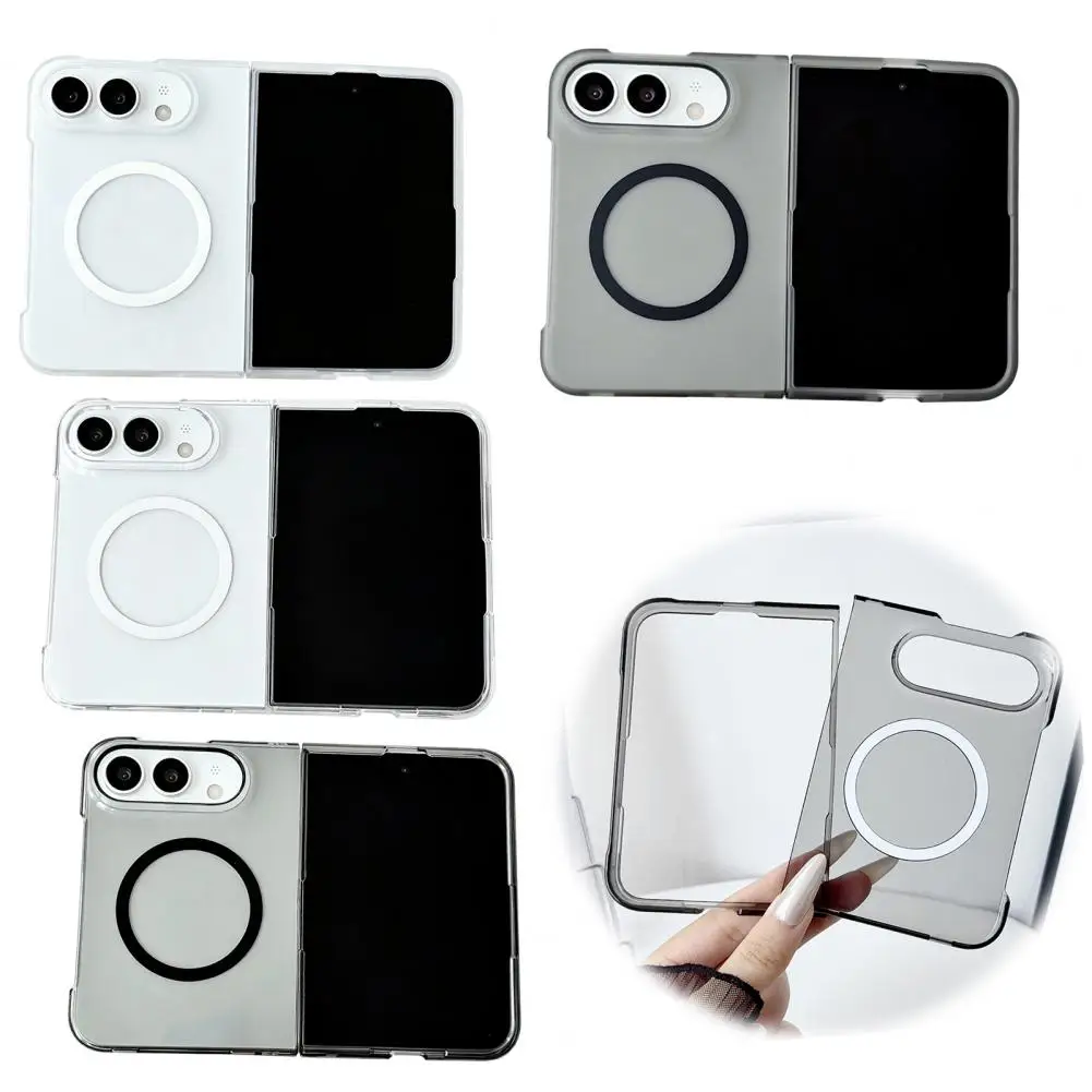 Durable Transparent Phone Case Magnetic Case for Iphone 2026 Anti-yellowing Pc Phone Cover Ultra-thin Shockproof for Iphone